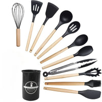 Silicone Kitchenware Spoon Set Non-Stick Cookware Utensils Set Spatula