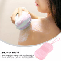 Silicone Bath Brush Bath Home Massage Shampoo Brush Silicone Round Baby Bath