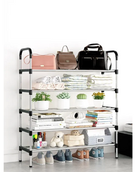 5-Layer Metal Shoe Rack Organizer – Space Saving Home Storage
