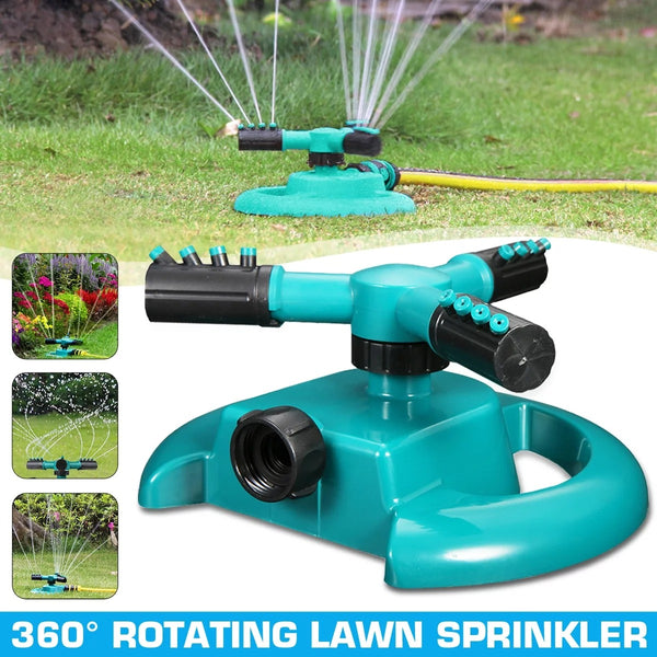 Lawn Sprinkler, Tsv Automatic 360 Rotating Adjustable Garden Water