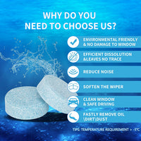 Car Windshield Glass Washer Cleaner Effervescent Tablets Detergent Car