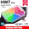 Hw7 Max Series 7 Smart Watch | 1.99'' Bezel Less Display | Stainless Steel |