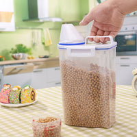 Dry Cereal Container Dispenser Food Storage Containers with Airtight Design