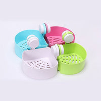 Bathroom Corner Shelf Suction Rack Shower Wall Organizer Storage Brand