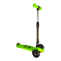 Foldable Kick Scooter Light-Up Wheels 3 Wheel Scooter 5 Height Adjustable