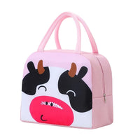Cartoon Thermal Insulation Lunch Bags Oxford Fresh Cooler Pouch for Students