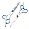 2pcs/set Premium Hair Cutting Kit - Stainless Steel Scissors with Thinning