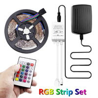 10m/5m USB LED Light Strip Background Lighting RGB Backlight Remote