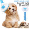 Pet Dog Hair Brush Cat Comb Grooming and Care Cat Brush Stainless Steel Comb