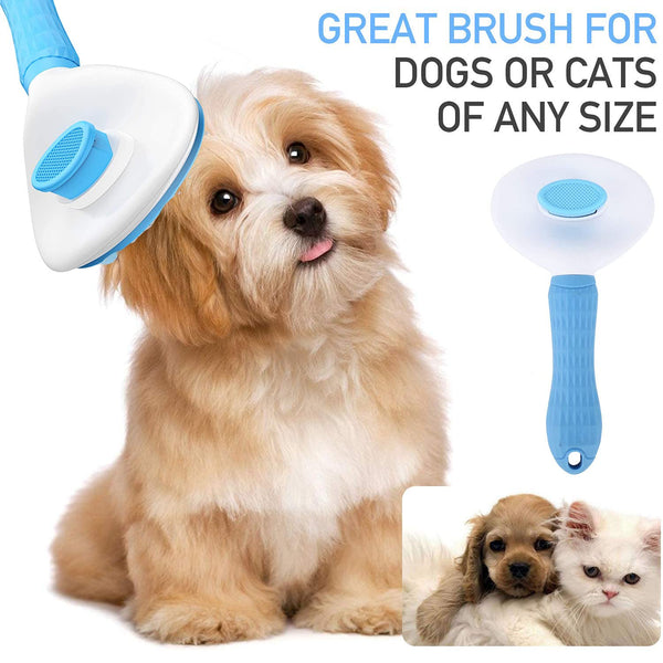 Pet Dog Hair Brush Cat Comb Grooming and Care Cat Brush Stainless Steel Comb
