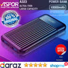 Aspor A323 Powerbank 10000mAh / Fast Charging / LED Display / 2 Input 2 Output