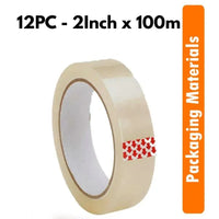 Cello Tape Clear 1" Inch & 2'' Inch 50m & 100m Packaging Tape 1pc Pack and