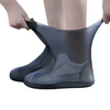Pair of Silicone Shoe Covers - Waterproof and Rainproof, Reusable and