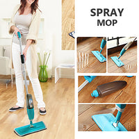 Healthy Spray Mop with Removable Washable Cleaning Microfiber Pad 360 Degree