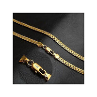 18k Gold Plated Long Chain Necklace for Men