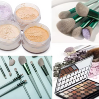 13pcs Makeup Brush Set with Storage Bag Makeup Sponge Soft Fur Eye Shadow