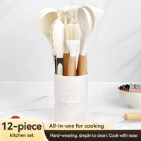 Silicone Kitchenware Spoon Set Non-Stick Cookware Utensils Set Spatula