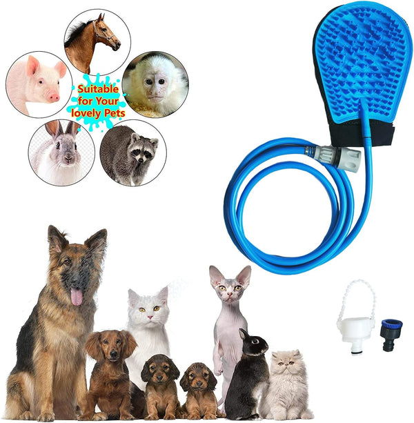 Pet Shower Head 360 Handheld Dog Cat Bathing Tool Dog Sprayer Bathing Glove