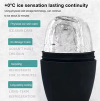 Silicone Ice Roller Massager for Face, Eyes - Natural Skin Care, Cooling and