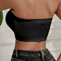 Women's Strapless Bralet Bra Bandeau Crop Top Bra Seamless Bras Top Push Up