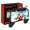 Mobile Phone Game Controller W10 Gamepad Joystick Fire Trigger for Pubg - Black