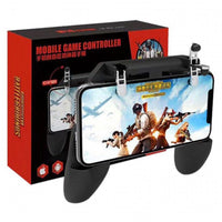 Mobile Phone Game Controller W10 Gamepad Joystick Fire Trigger for Pubg - Black