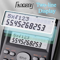 Advanced Scientific Calculator with 240 Functions Portable Math &