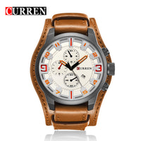 Curren 8225 Men's Luxury Leather Strap Date Wrist Watch