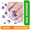 Butterfly Flower Nail Sticker Decal Sliders for Nail Art Decoration and