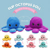 Reversible Moody Flip Octopus Soft Toy Two Sided Face Octopus Plush