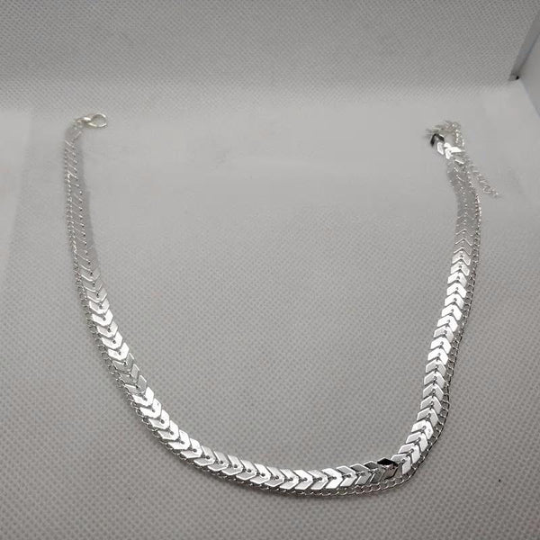 Two Layer Gold/Silver Arrow Choker Necklace