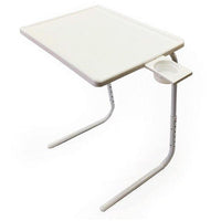 Table Mate 4 with Cupholder - White