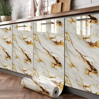 60cm X 5m/60cm X 2m Marble Kitchen Oil-Proof Film Stove Waterproof