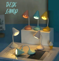 Mini Table Lamp Dormitory Girl Heart Flower Button Triangle Square Series