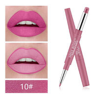Miss Rose 2 in 1 Lipstick and Lip Liner Pink Nude & Red High Pigment Collection