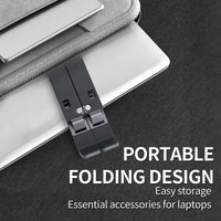 Aluminum Alloy Stainless Steel Adjustable 11 - 17 Inch Notebook Holder