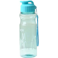 550ml Plastic Water Bottle Portable Sports Cup with Anti Drop Rope Outdoor