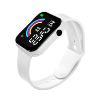 Women Rainbow LED Digital Watch Watch for Ladies