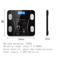 Aiwill Electronic Smart Weighing Scales Bathroom Body Fat Bmi Scale Digital