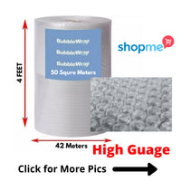 Bubble 50 & 10m Wrap Roll 1.2m 4 Feet X 42m = 50m Height 50m Long / Buble