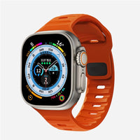 Strap for Apple Watch Band 49mm 44mm 45mm 41mm 40mm 42mm 38mm Soft Silicone