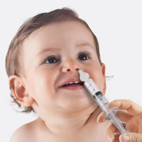 Gentle Nasal Irrigation Spray for Children 10ml Travel-Size Nose Cleaning