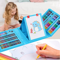 208pcs/168pcs Kids Painting Drawing Art Set with Crayons Oil Pastels