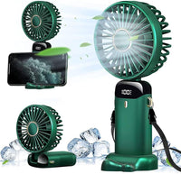 Portable USB Mini Fan- Handheld Cooling Fan Rechargeable Electric LED Fan