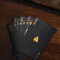 Gold Foil Plastic Waterproof Playing Cards