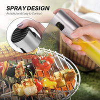 100ml Kitchen Stainless Steel Olive Oil Sprayer Bottle Pump Oil Pot