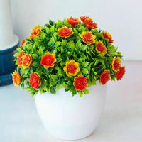 Modern Artificial Flower Potted Plants Decorative with Pot Garden Home