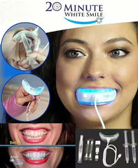 20 Minute White Smile - Teeth Whitening Kit, LED Light
