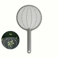 Smart 4-in-1 Electronic Rechargeable Mosquito Swatter Racket with Foldable
