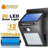 20-30 LED Ever Brite Light Solar Powered Outdoor LED Motion Sensor Path &